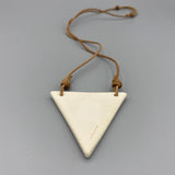 Ivory Triangle Necklace 003
