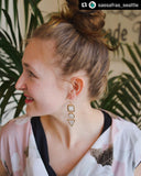 Ivory Trio Earrings Special